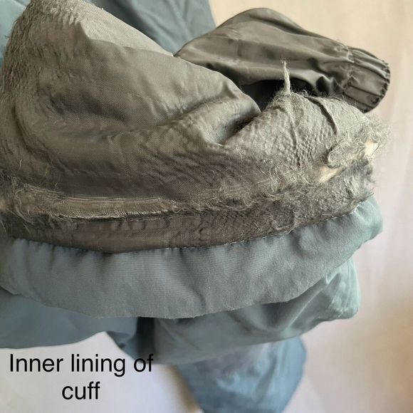 Lands End The Squall Ski Bib Snow Pants Blue/Slate Blue Kids Size 4 - Picture 11 of 12